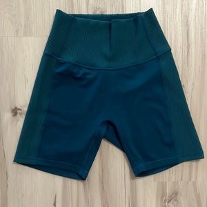 NWT’s P’tula X HB short 6” Teal Sapphire size Medium